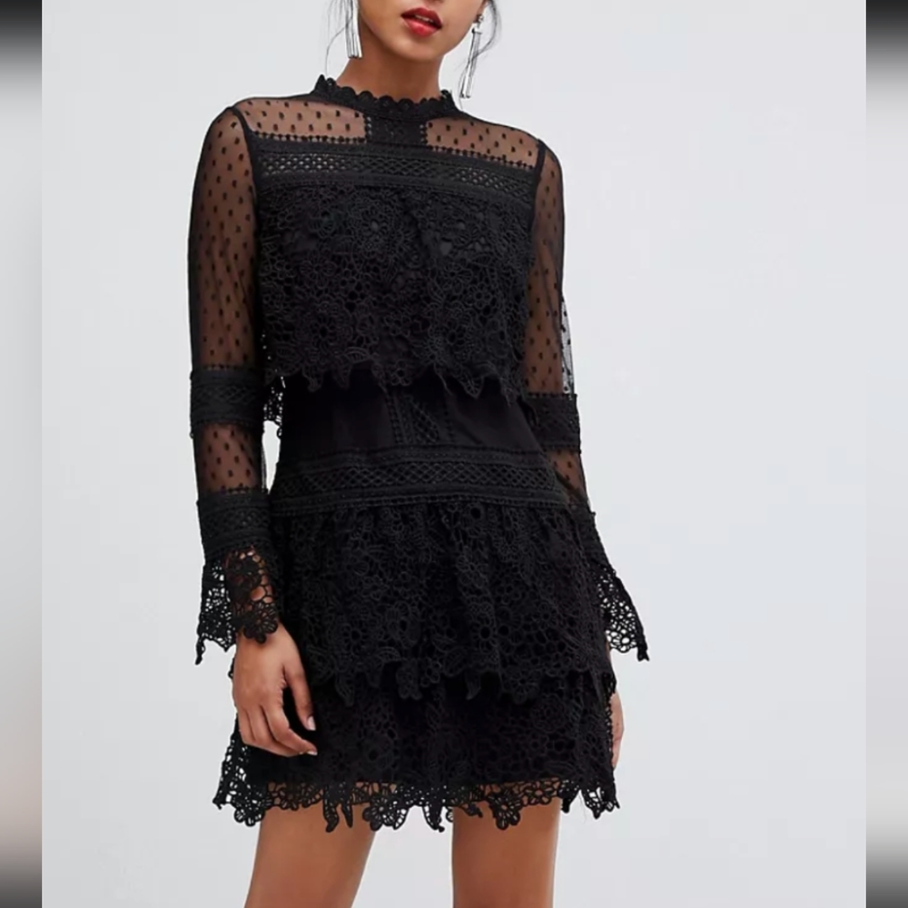 Chi Chi London Lace Mini Dress